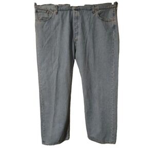 Levi Strauss & Co. Jeans 50x32 Men's 501‎ Original Blue Denim Levi Logo 5 Pocket